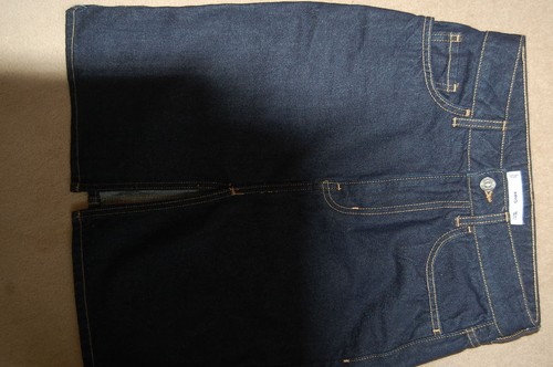 Mango Denim Mini Skirt, Navy , Size S (28 waist) - NEW - Picture 3 of 3