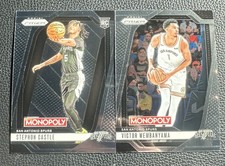 2024-25 Panini Prizm Monopoly - Stephon Castle #75 Silver Prizm (RC)+Wemby Bonus
