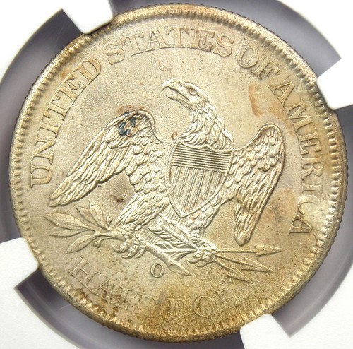 1861-O Seated Liberty Half Dollar 50C from SS Republic Shipwreck - NGC Certified - Picture 4 of 4