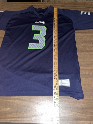 Russell Wilson #3 Children Size XL 18-20 Seahawks Jersey Shirt NFL Apparel - Picture 6 of 9