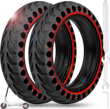 2PCS 8.5X2 Inches Solid Tires for Electric Scooter, 8 1/2 X2 Tire for Gotrax GXL