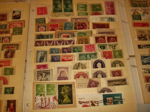 VINTAGE USA STAMPS COLLECTION about 440 stamps Washington , Lincoln - Picture 7 of 8