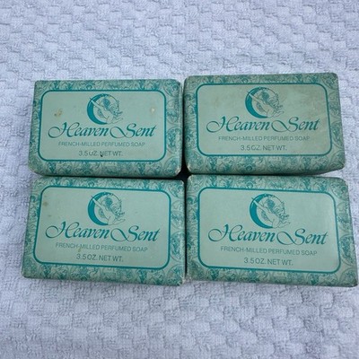 lot of 4 Vintage Rare Helena Rubinstein Heaven Sent Soap Bar NOS Movie Prop USA