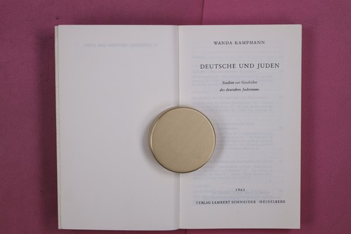277114 Wanda Kampmann DEUTSCHE UND JUDEN Verlag Lambert Schneider Studien zur - Bild 2 von 3