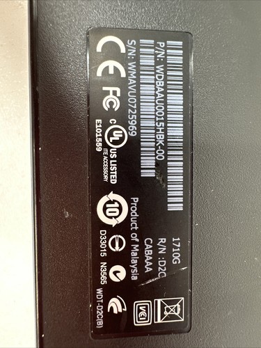 Western Digital Elements 1.5TB External HDD WDBAAU0015HBK-00, - Picture 3 of 4