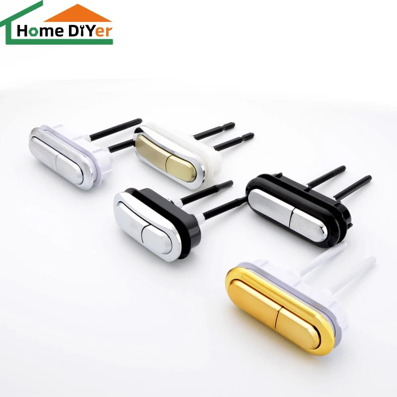 Replacement Dual Flush Toilet Cistern Push Oval/Square shape Button Water Saving - Image 4 of 4