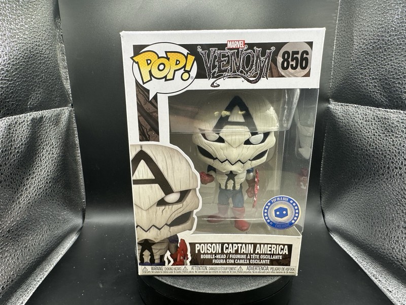 Funko Pop! Vinyl: Marvel - Poison Captain America - Mama Mio Exclusive) #856