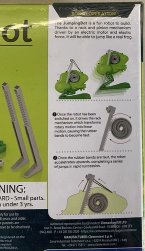 Science & Play Clementoni Jumping Bot NEW Robotics Construction Kit - Picture 5 of 5