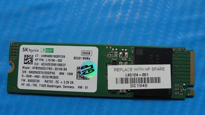 HP 450 G6 Micron 256GB NVMe M.2 SSD Solid State Drive HFM256GDJTNG-8310A