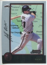 1998 Bowman Chrome International Jeff Kent #8 San Francisco Giants HOF