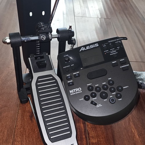 Alesis DM7X Kit Drum Pedal W/Pad, Controller, And All Cables! Tested & Working - Picture 3 of 4
