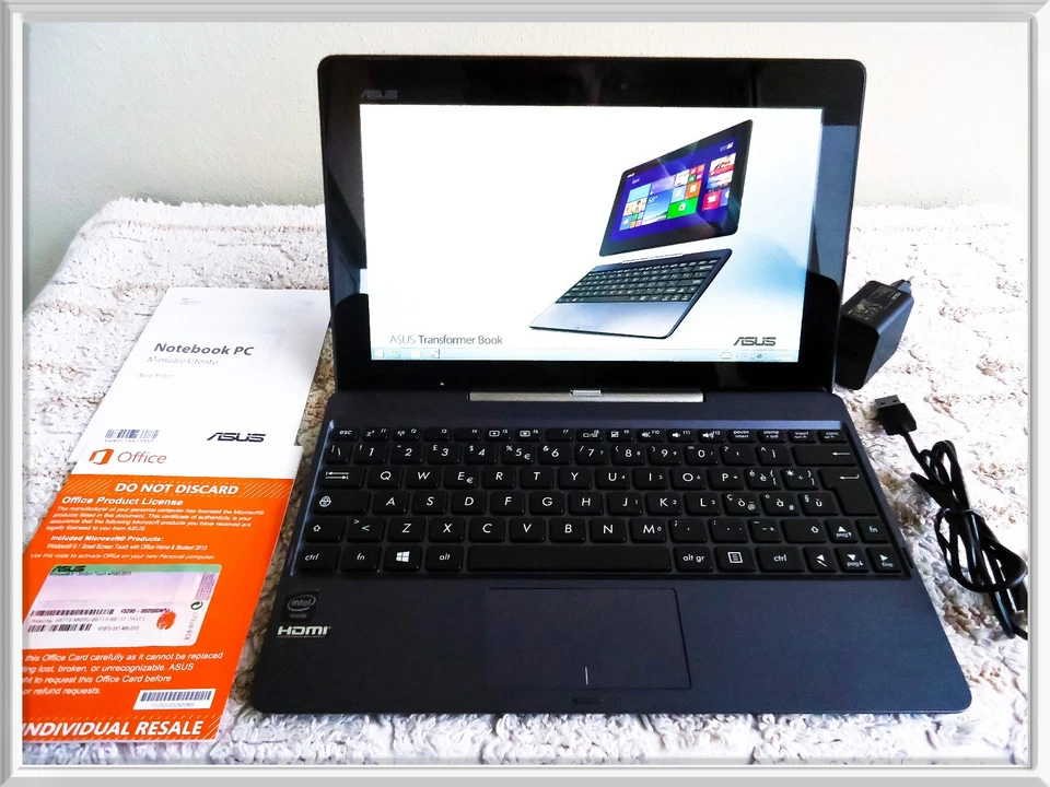 ASUS Notebook Transformer Book 10.1" Touch Screen Tastiera e Monitor Staccabili - Immagine 3 di 4