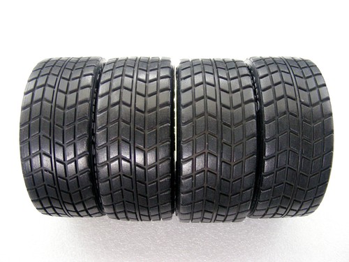 Vintage Tamiya 50432 TA01 58099 Nissan Nismo Skyline GTR Wheels & Tires Set RARE - Picture 7 of 10