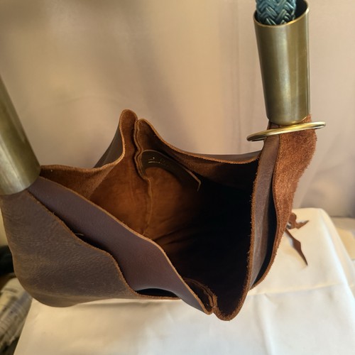 Original Wildwood Oyster Co. Schultertasche braun Leder Seaside türkis Dock Rope - Bild 11 von 15