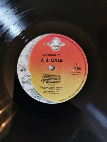J. J. CALE - Naturally Vinyl ISA 5003 Play Tested - Picture 5 of 6