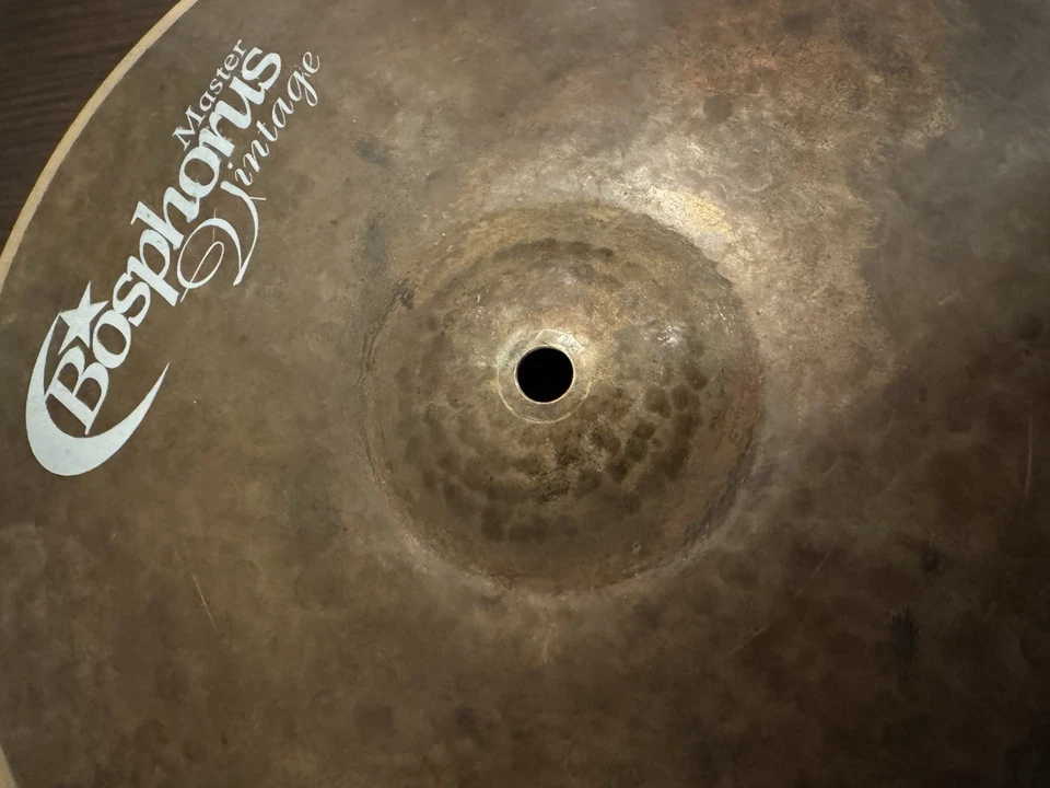 Pratos Bosphorus 15" Master Vintage Hi Hats ÓTIMO Estado - Imagem 2 de 4