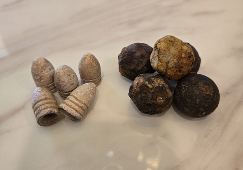 Civil War Ammunition: Grape Shot And Mini Balls