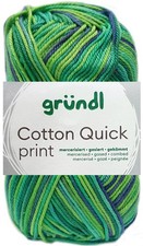 50 Gramm Gründl Cotton Quick Print Strickgarn Farbauswahl