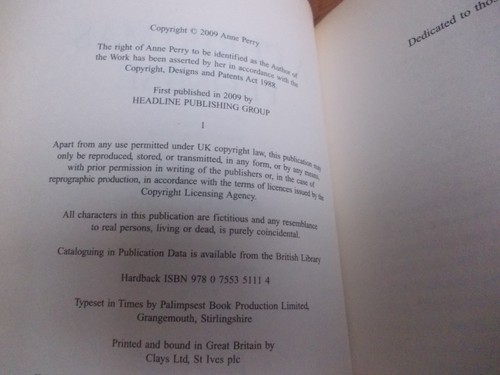A Christmas Promise, Anne Perry, FIRST EDITION,1st printing ,Hardback, 2009. - Picture 2 of 4