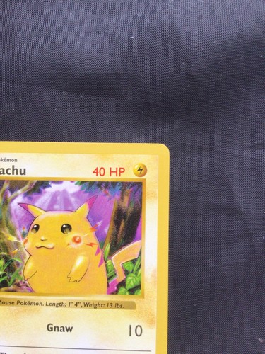 Pokemon Karten: Base Set Shadowless Common: Red Cheek Pikachu 58/102 - Bild 3 von 10