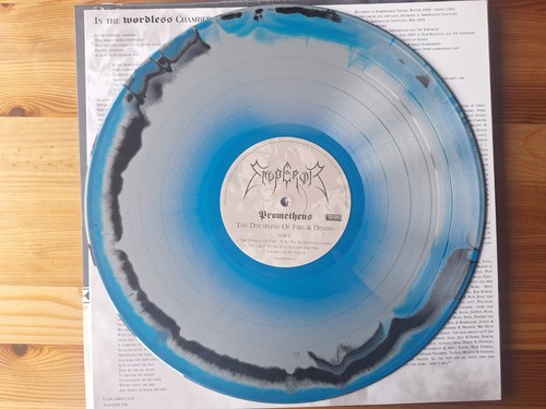 Emperor - Prometheus Vinyl LP Blue Black Grey Coloured Reissue NM - Picture 6 of 9