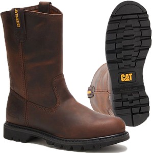 caterpillar pull on work boots