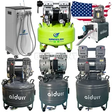 Dental Silent Oil-Free Dental Air Compressor/Electric Suction Unit System US