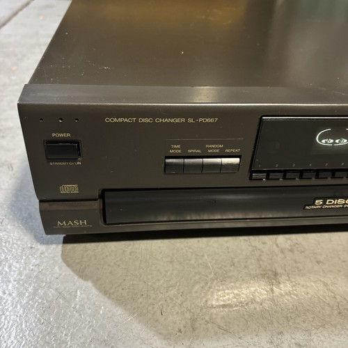 Technics SL-PD667 5-Disc Carousel Compact Disc Changer 1994 - Japan - NO REMOTE - Picture 5 of 10