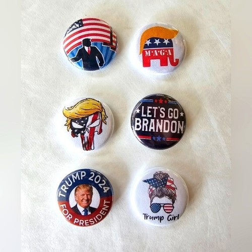 Set of 6 Trump 2024 Magnets MAGA Trump Girl Donald Trump For President Campaign