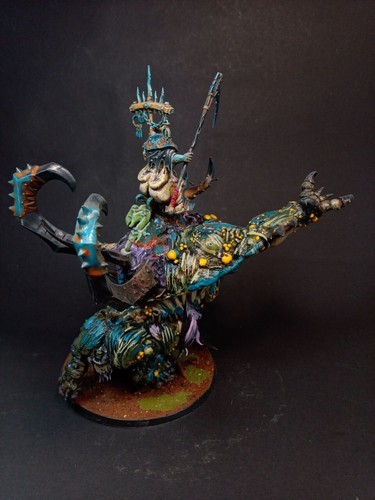 Painted BLOAB ROTSPAWNED maggot lord MAGGOTKIN OF NURGLE - Picture 15 of 16