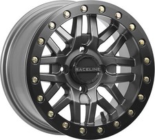RACELINE 2014-2016 CAN-AM Commander 1000 XT-P RYNO BEADLOCK 4/137 15X10 5+5 GUNM