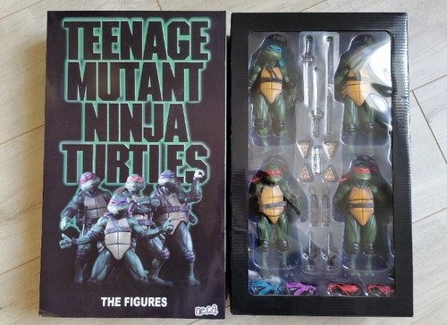 Figurine Tortue Ninja Vintage Film Année 1990 léonardo Raphaël Michelangelo Don - Imagen 16 de 29