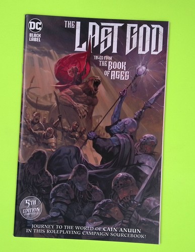 The Last God Sourcebook #1 2020 DC Black Label High Grade Comic Book A88-34
