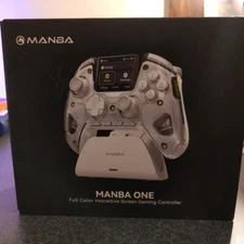 ManbaOne PC Controller with Multifunctional LCD Display, Anti-Drift Hall Stick,