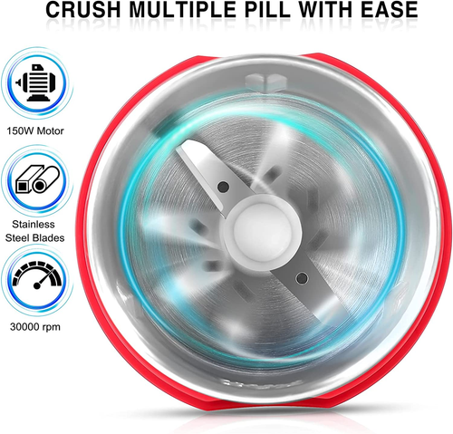 Electric Pill Crusher Grinder - Grind and Pulverize Small and Large Medication a - Picture 4 of 8