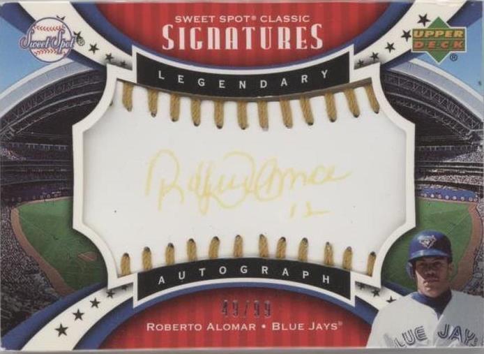 2007 Upper Deck Sweet Spot Classic - Roberto Alomar #SPS-RA - 1 of 1