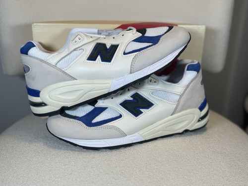 NEW New Balance 990v2 - Made in USA - Men's Sneakers Shoes M990WB2 ORIGINAL - Picture 2 of 9