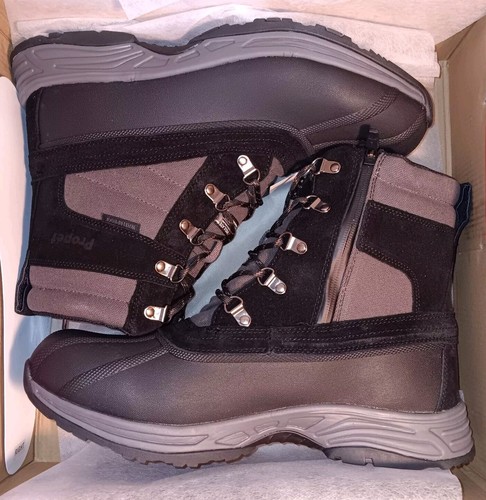 Propet Men's Boots Black MBAOO6C BRAND NEW WATERPROOF THINSULATE NICE! - Picture 13 of 13