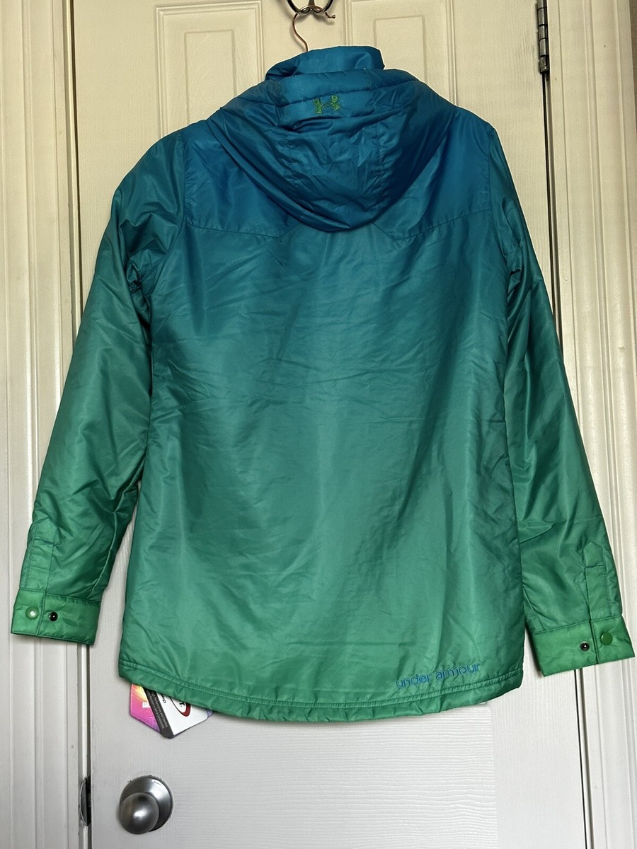 UNDER ARMOUR COLDGEAR MD ダークグリーン Men's Under Armour Porter Coldgear 3 in 1 Jacket Green Size