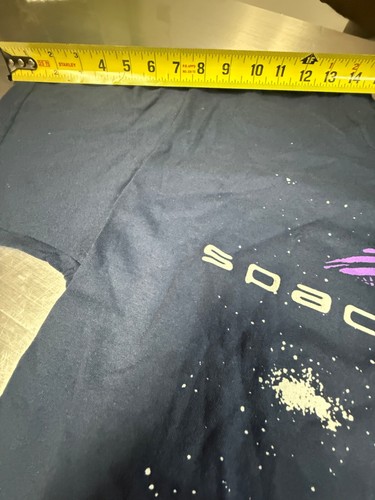 Space drift T-Shirt –Burna Boy- Cosmic Graphic Tee Navy Galaxy Adventure Shirt L - Picture 4 of 9