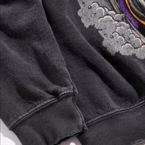 URBAN OUTFITTERS METALLICA CREW NECK DISTRESSED BLACK SWEATSHIRT SIZE S - Picture 2 of 4