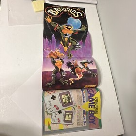 Nintendo Power #22 1991 Metal Storm No Address 100% Complete Poster NES