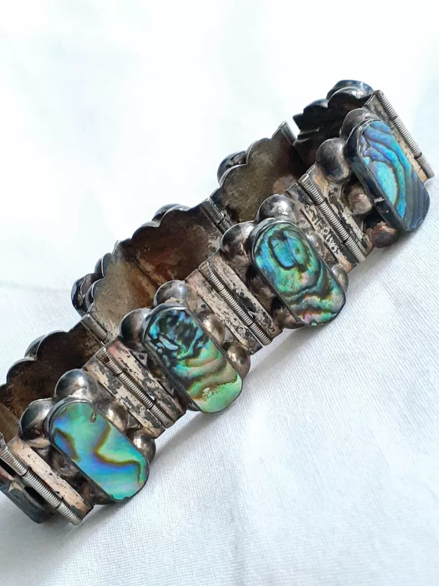 Vintage abalone deals bracelet
