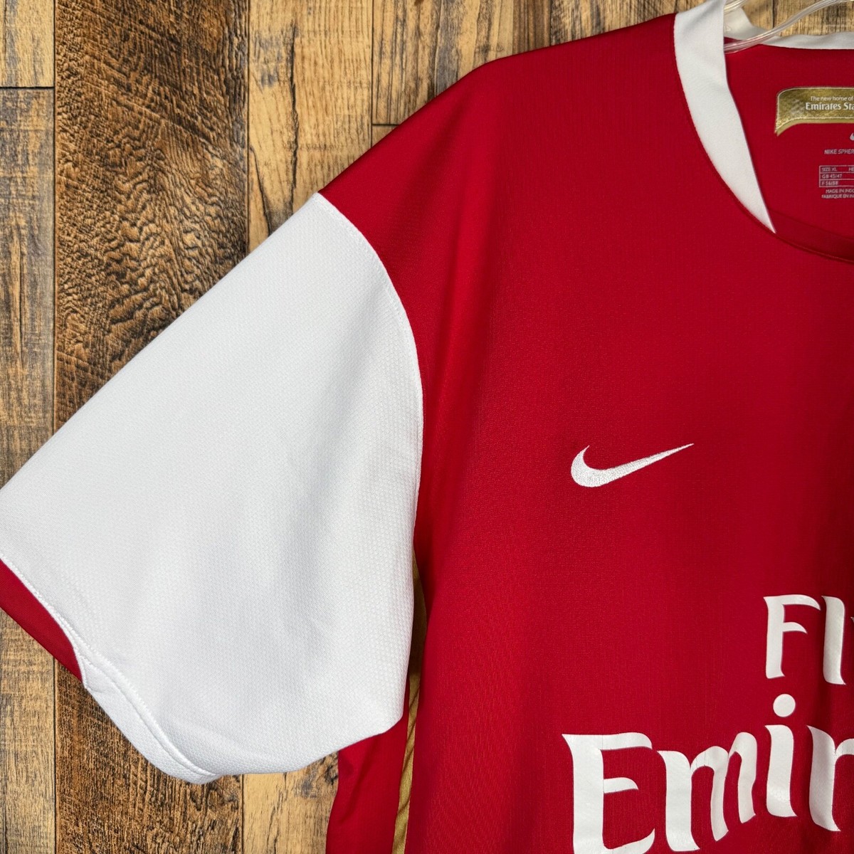 00s NIKE arsenal サッカーユニ　サッカーシャツ　刺繍デザイン ナイキ アーセナル セスク・ファブレガス サッカーシャツ