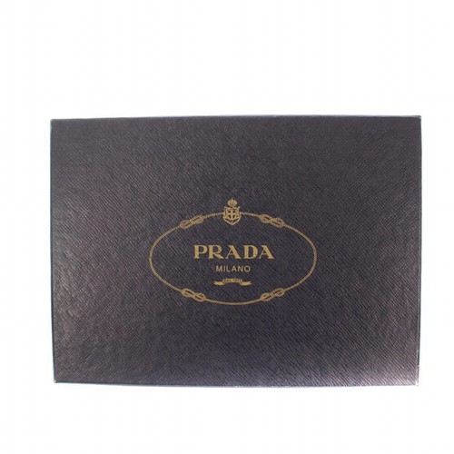 PRADA Size 38.5 Women's Leather Flats in Black - Picture 8 of 8