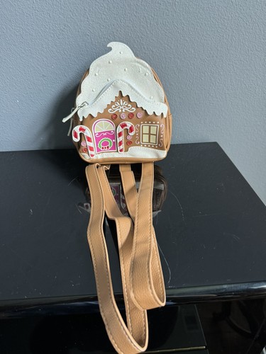 NEW Bath & Body Works Gingerbread House Bag Purse Backpack Christmas Holiday - Picture 2 of 8