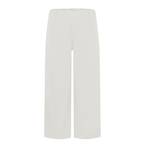 Womens Cotton Linen Solid Color High Waisted Trousers Loose Sport Wide Leg Pants - Picture 10 of 45