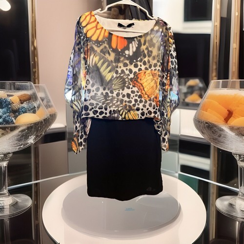 Ark & Co. orange casual dress for women size M