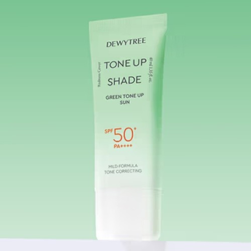 DEWYTREE Tone-Up Shade Green Tone-Up Sun Cream SPF 50+ PA++++ 40ml/Reddish - Picture 2 of 11