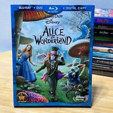 ALICE IN WONDERLAND Blu-Ray (2010) - Johnny Depp, Mia Wasikowska, Helena Bonham